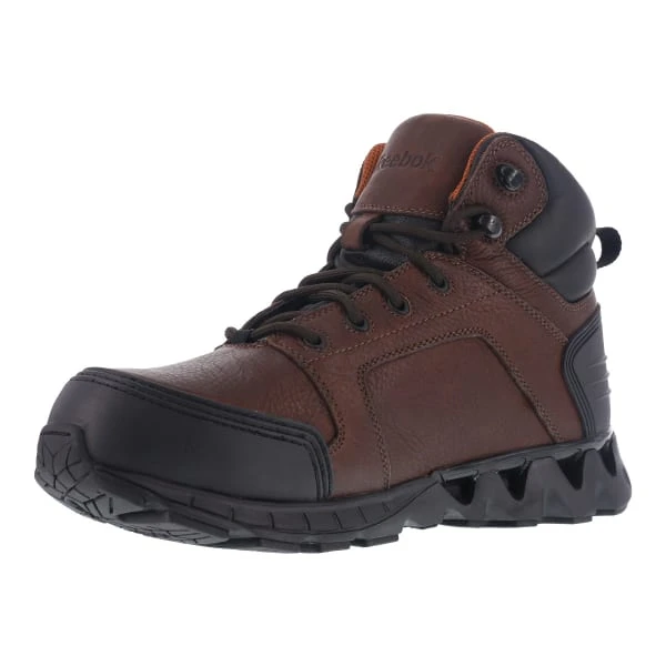 REEBOK WORK Men's Zigkick Carbon Toe Hiking Boots, Dark Brown 4 REEBOK WORK Men's Zigkick Carbon Toe Hiking Boots, Dark Brown - Image 2