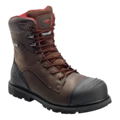 AVENGER Men's 7575 8 In. Carbon Toe Waterproof Work Boots, Brown, Medium Width