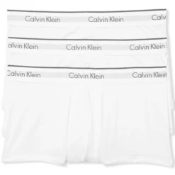 CALVIN KLEIN Men's Stretch Microfiber Low-Rise Trunks, 3-Pack