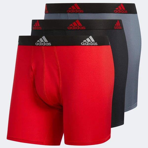 ADIDAS Men's Stretch Climalite Boxers, 3-Pack 7 ADIDAS Men's Stretch Climalite Boxers, 3-Pack - Image 5