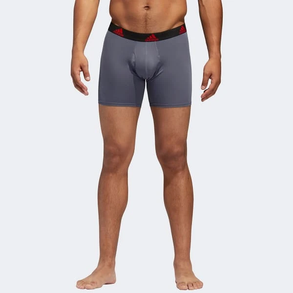 ADIDAS Men's Stretch Climalite Boxers, 3-Pack 6 ADIDAS Men's Stretch Climalite Boxers, 3-Pack - Image 4