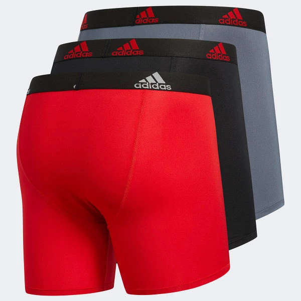 ADIDAS Men's Stretch Climalite Boxers, 3-Pack 8 ADIDAS Men's Stretch Climalite Boxers, 3-Pack - Image 6