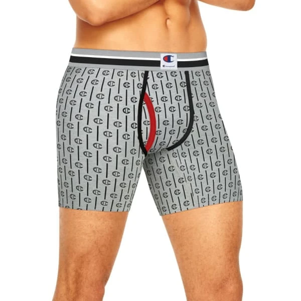 CHAMPION Men's Everyday Comfort Boxer Briefs, 3-Pack 4 CHAMPION Men's Everyday Comfort Boxer Briefs, 3-Pack - Image 2