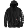 CARHARTT Men's K288 Signature Sleeve Logo Hoodie, Extended Sizes -Celeron Fit Sales 2064003 001 main
