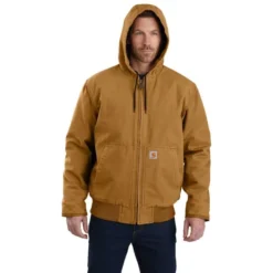 CARHARTT Men's Washed Duck Insulated Active Jacket -Celeron Fit Sales 2066938 230 alt3