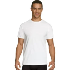 HANES Men's Ultimate X-Temp Sport Crewneck Undershirts, 4-Pack -Celeron Fit Sales 2069775 101 alt1