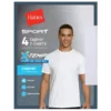HANES Men's Ultimate X-Temp Sport Crewneck Undershirts, 4-Pack -Celeron Fit Sales 2069775 101 main