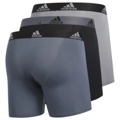 ADIDAS Men's Performance Boxer Briefs, 3 Pack -Celeron Fit Sales 2073642 031 alt1