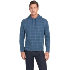 VAN HEUSEN Men's Windowpane Hoodie