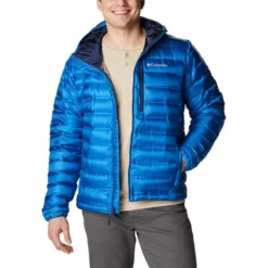 COLUMBIA Men's Pebble Peak Down Hooded Jacket 13 COLUMBIA Men's Pebble Peak Down Hooded Jacket -Celeron Fit Sales 2081969 403 alt3
