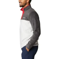 COLUMBIA Men's Steens Mountain Half-Snap Fleece Pullover -Celeron Fit Sales 2081972 004 alt2