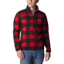COLUMBIA Men's Sweater Weather II Fleece Half-Zip Pullover -Celeron Fit Sales 2081973 601 alt3