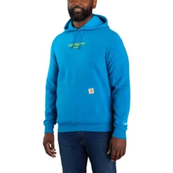 CARHARTT Men's Force Relaxed Fit Lightweight Sweatshirt Hoodie -Celeron Fit Sales 2082443 401 alt1