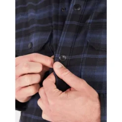 MARMOT Men's Ridgefield Heavyweight Sherpa-Lined Flannel Jacket -Celeron Fit Sales 2083613 003 alt3