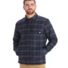 MARMOT Men's Ridgefield Heavyweight Sherpa-Lined Flannel Jacket -Celeron Fit Sales 2083613 003 main