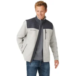 FREE COUNTRY Men's Frore Sweater Knit Fleece Jacket -Celeron Fit Sales 2084073 004 alt2