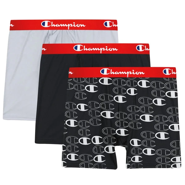 CHAMPION Men's Lightweight Stretch Boxer Brief, 3 Pack 4 CHAMPION Men's Lightweight Stretch Boxer Brief, 3 Pack - Image 2