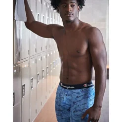 CHAMPION Men's Lightweight Stretch Boxers, 3-Pack -Celeron Fit Sales 2084151 901 alt3