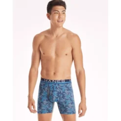 HANES SPORT Men's Total Support Pouch X-Temp Boxer Briefs, 4-Pack Extended Size -Celeron Fit Sales 2084167 901 alt2