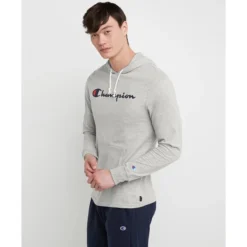 CHAMPION Men's Middleweight Tee Hoodie -Celeron Fit Sales 2084689 002 alt2