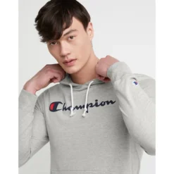 CHAMPION Men's Middleweight Tee Hoodie -Celeron Fit Sales 2084689 002 alt4