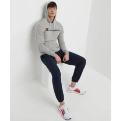 CHAMPION Men's Middleweight Tee Hoodie -Celeron Fit Sales 2084689 002 alt5