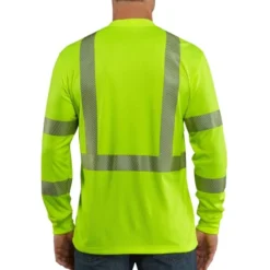 CARHARTT Men's 100496 High-Vis Force Relaxed Fit Lightweight Long-Sleeve Class 3 Pocket Tee, Extended Sizes 7 CARHARTT Men's 100496 High-Vis Force Relaxed Fit Lightweight Long-Sleeve Class 3 Pocket Tee, Extended Sizes -Celeron Fit Sales 2089801 305 alt2