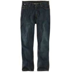 CARHARTT Men's 104790 Flame Resistant Force Rugged Flex Relaxed Fit 5-Pocket Jeans, Extended Sizes