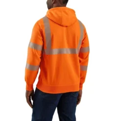 CARHARTT Men's 104987 High-Visibility Rain Defender Loose Fit Midweight Class 3 Sweatshirt -Celeron Fit Sales 2089904 845 alt2