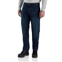CARHARTT Men's 105079 Flame Resistant Rugged Flex Relaxed Fit 5-Pocket Jeans, Extended Sizes -Celeron Fit Sales 2089918 456 alt2