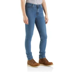 CARHARTT Women's 105105 Rugged Flex Slim Fit Tapered High Rise Jean -Celeron Fit Sales 2089920 443 alt5