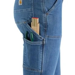 CARHARTT Women's 105110 Rugged Flex Relaxed Fit Double-Front Jean -Celeron Fit Sales 2089921 401 alt6